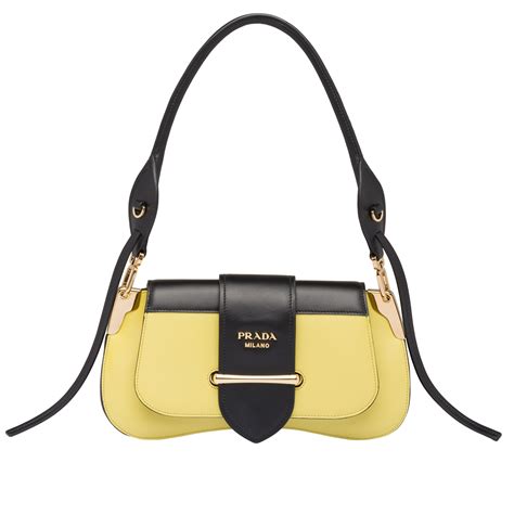 prada sidonie leather crossbody bag|prada arqué shoulder bag.